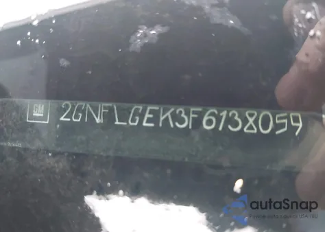 2015 Chevrolet Equinox 2Lt z USA, uszkodzony, nr VIN 2GNFLGEK3F6138059